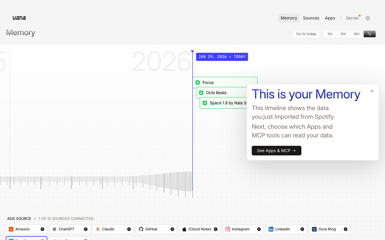 Memory onboarding (Spotify)